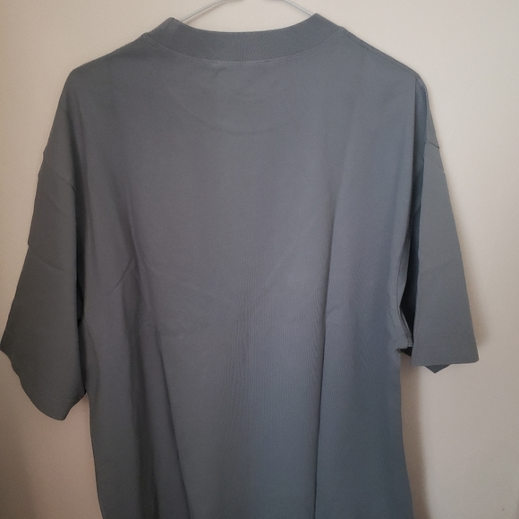 Acne Logo T-shirt in Steel Grey - Picture 2 of 2